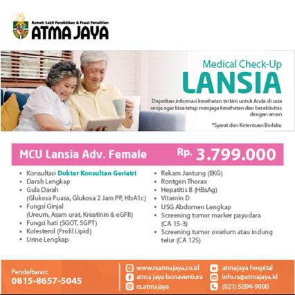 MCU Lansia Adv. Wanita