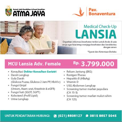 MCU Lansia Adv. Wanita